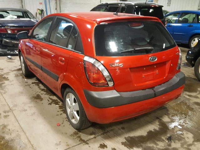 KNADE163986320658 - 2008 KIA RIO 5 SX RED photo 3