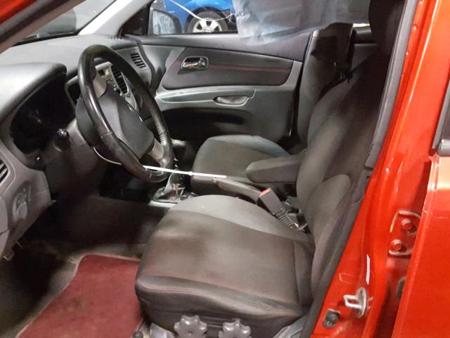 KNADE163986320658 - 2008 KIA RIO 5 SX RED photo 5