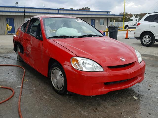 JHMZE13742T001174 - 2002 HONDA INSIGHT RED photo 1