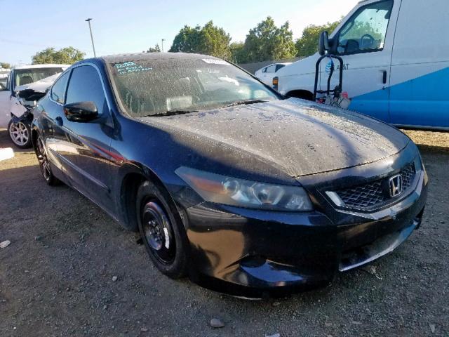 1HGCS11838A026665 - 2008 HONDA ACCORD EXL BLACK photo 1