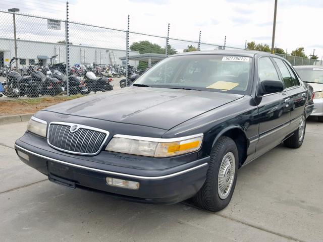 2MELM74WXVX719269 - 1997 MERCURY GRAND MARQ BLACK photo 2