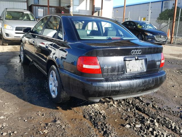 WAUDH28D6YA177250 - 2000 AUDI A4 2.8 QUA BLACK photo 3