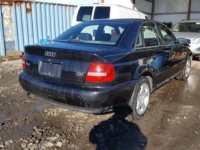 WAUDH28D6YA177250 - 2000 AUDI A4 2.8 QUA BLACK photo 4