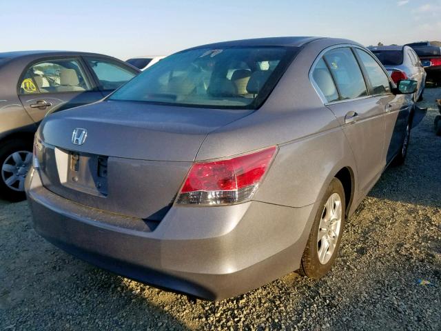 1HGCP26429A057839 - 2009 HONDA ACCORD LXP GRAY photo 4