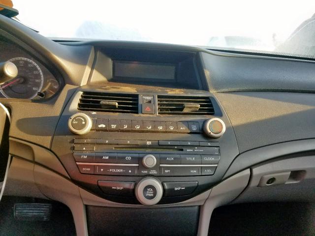 1HGCP26429A057839 - 2009 HONDA ACCORD LXP GRAY photo 9