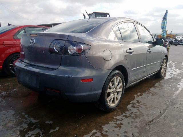 JM1BK32F271694684 - 2007 MAZDA 3 I GRAY photo 4