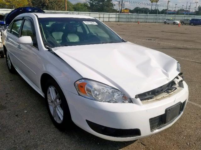 2G1WC5E34C1224861 - 2012 CHEVROLET IMPALA LTZ WHITE photo 1