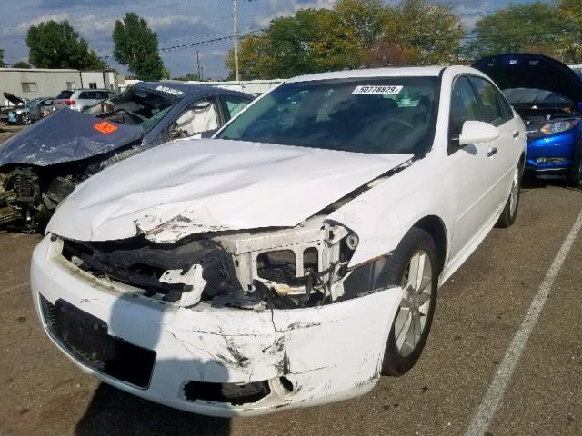 2G1WC5E34C1224861 - 2012 CHEVROLET IMPALA LTZ WHITE photo 2