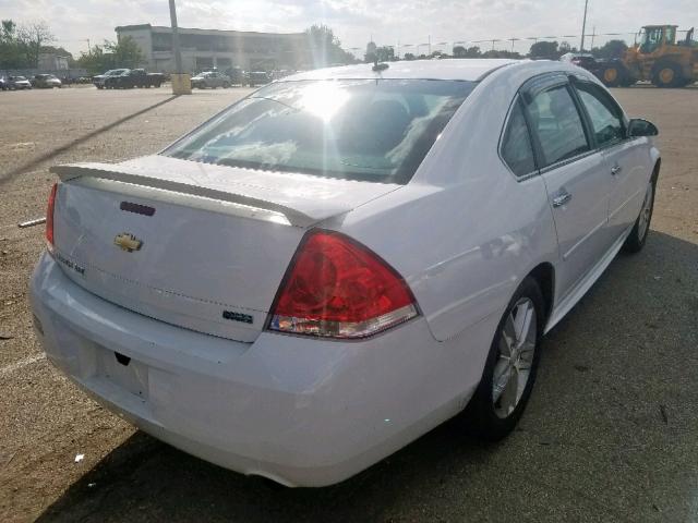 2G1WC5E34C1224861 - 2012 CHEVROLET IMPALA LTZ WHITE photo 4