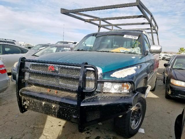 1B7KF26C4RS713490 - 1994 DODGE RAM 2500 GREEN photo 2