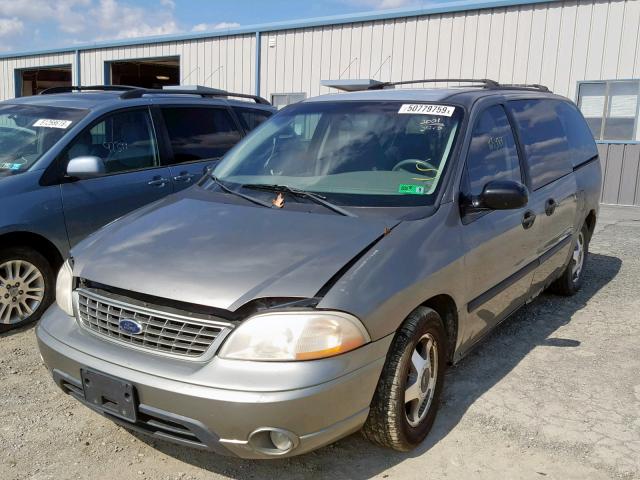 2FMZA574X1BB50915 - 2001 FORD WINDSTAR S GRAY photo 2