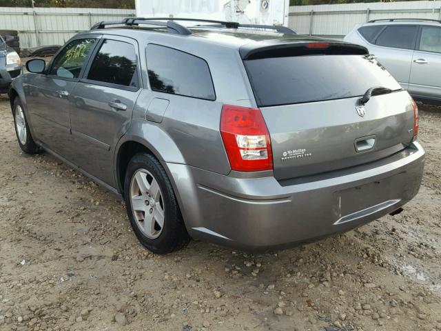 2D4FV48V05H514620 - 2005 DODGE MAGNUM SXT GRAY photo 3