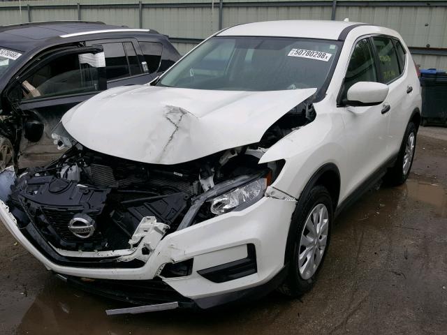 5N1AT2MV4HC805745 - 2017 NISSAN ROGUE SV WHITE photo 2