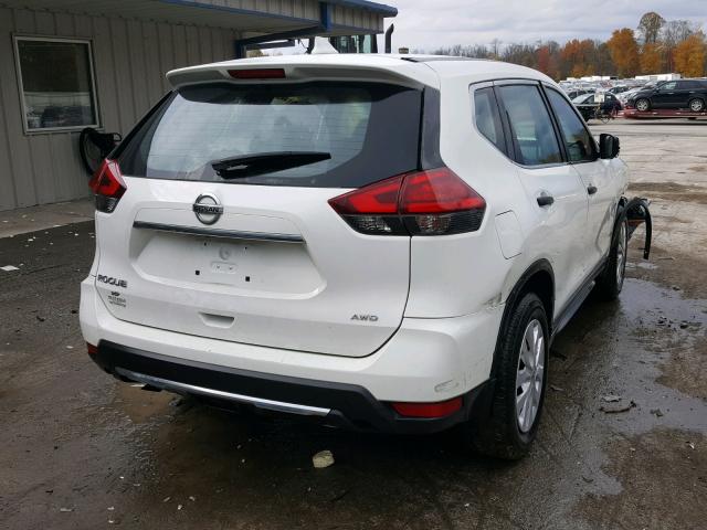 5N1AT2MV4HC805745 - 2017 NISSAN ROGUE SV WHITE photo 4