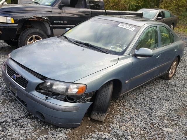 YV1RS61RX22158896 - 2002 VOLVO S60 GREEN photo 2