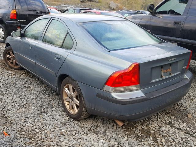 YV1RS61RX22158896 - 2002 VOLVO S60 GREEN photo 3