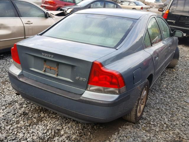 YV1RS61RX22158896 - 2002 VOLVO S60 GREEN photo 4