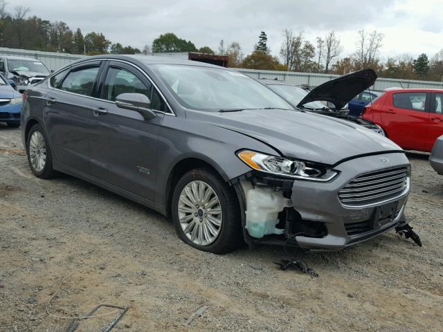 3FA6P0SU0ER311768 - 2014 FORD FUSION TIT GRAY photo 1