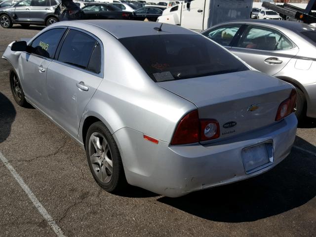 1G1ZB5EB5AF318230 - 2010 CHEVROLET MALIBU LS 银色 照片 3