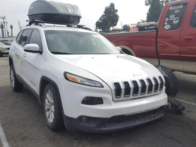 1C4PJLCB2FW616539 - 2015 JEEP CHEROKEE L WHITE photo 1