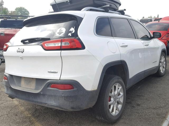 1C4PJLCB2FW616539 - 2015 JEEP CHEROKEE L WHITE photo 4