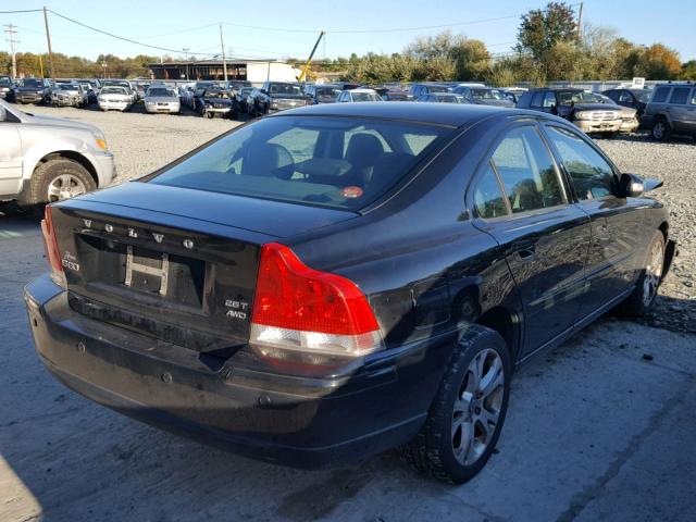 YV1RH592292740274 - 2009 VOLVO S60 2.5T BLACK photo 4