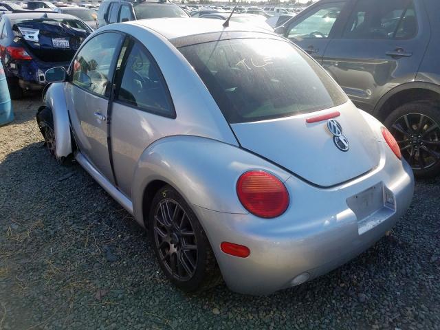 3VWDD21C31M451879 - 2001 VOLKSWAGEN NEW BEETLE 银色 照片 3