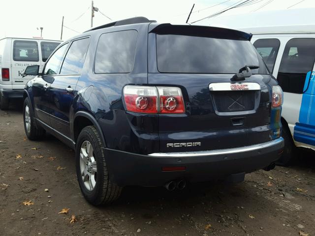 1GKEV13798J307926 - 2008 GMC ACADIA SLE BLUE photo 3