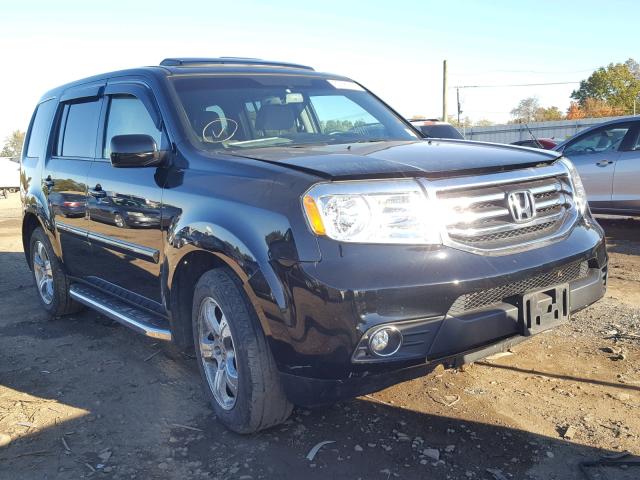 5FNYF4H70FB005915 - 2015 HONDA PILOT EXLN BLACK photo 1