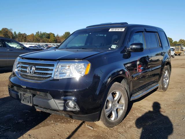 5FNYF4H70FB005915 - 2015 HONDA PILOT EXLN BLACK photo 2