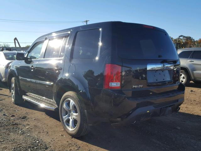 5FNYF4H70FB005915 - 2015 HONDA PILOT EXLN BLACK photo 3