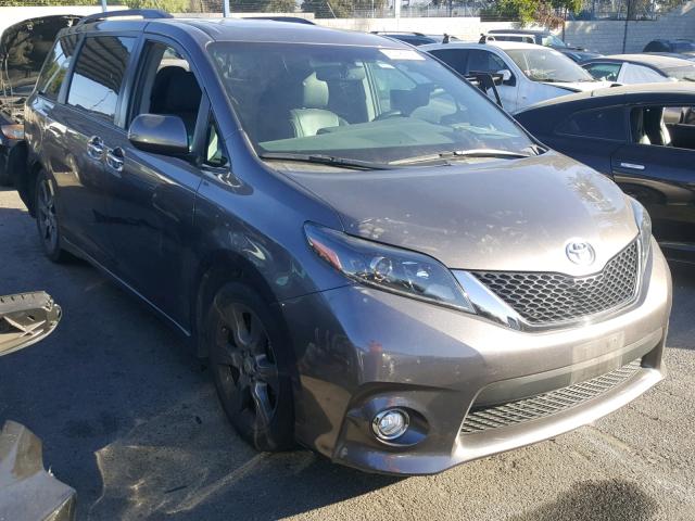 5TDXK3DC7FS671542 - 2015 TOYOTA SIENNA SPO GRAY photo 1