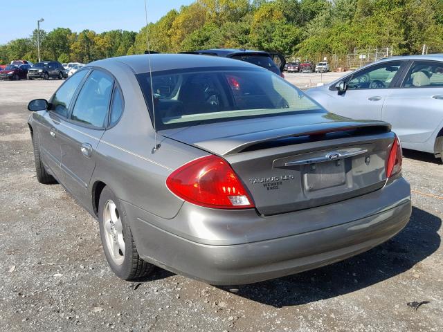 1FAFP55S12G148090 - 2002 FORD TAURUS SES GRAY photo 3