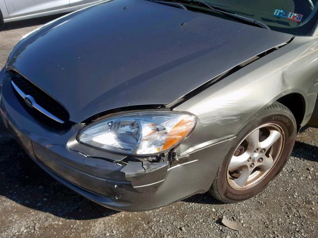 1FAFP55S12G148090 - 2002 FORD TAURUS SES GRAY photo 9