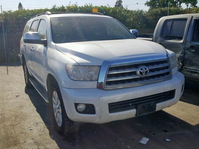 5TDDW5G19BS044865 - 2011 TOYOTA SEQUOIA PL WHITE photo 1