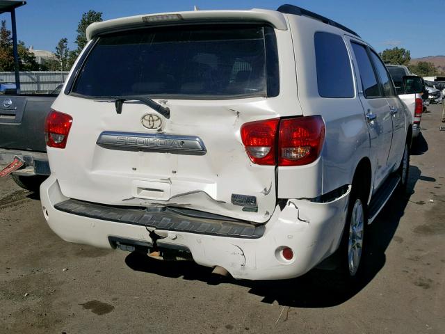 5TDDW5G19BS044865 - 2011 TOYOTA SEQUOIA PL WHITE photo 4