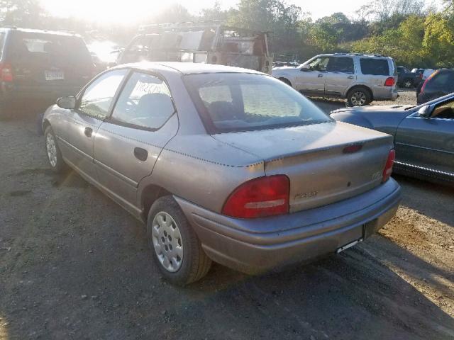 1B3ES47C5WD686918 - 1998 DODGE NEON HIGHL GRAY photo 3