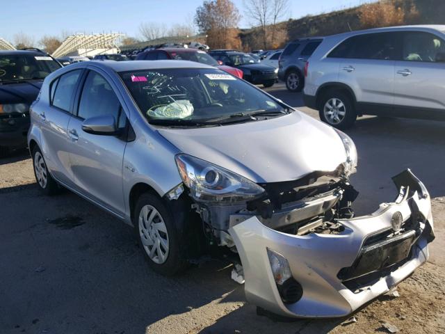 JTDKDTB3XF1578812 - 2015 TOYOTA PRIUS C SILVER photo 1