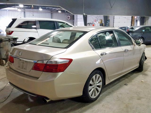 1HGCR2F83EA121197 - 2014 HONDA ACCORD EXL TAN photo 4