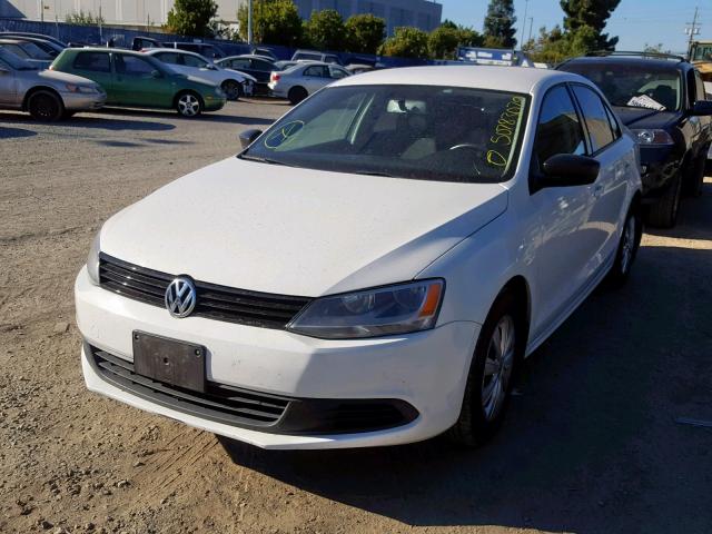 3VW2K7AJ9DM385089 - 2013 VOLKSWAGEN JETTA BASE 白色 照片 2