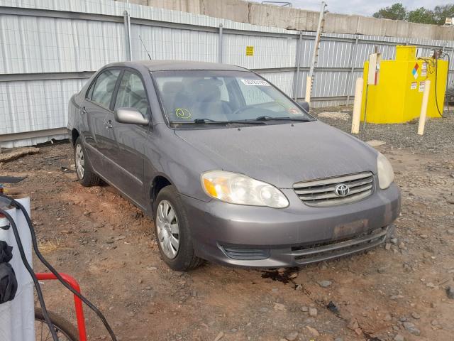 2T1BR38E34C263479 - 2004 TOYOTA COROLLA CE GRAY photo 1