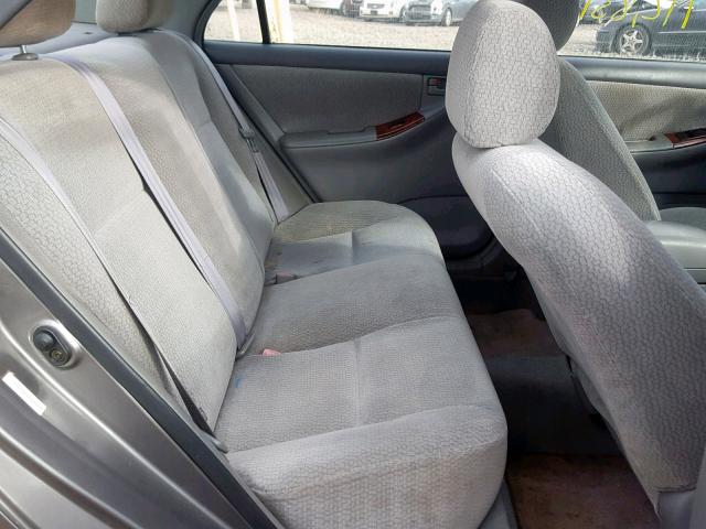 2T1BR38E34C263479 - 2004 TOYOTA COROLLA CE GRAY photo 6