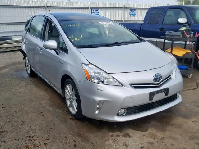 JTDZN3EU7C3020173 - 2012 TOYOTA PRIUS V SILVER photo 1