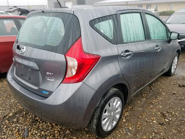 3N1CE2CP1GL365869 - 2016 NISSAN VERSA NOTE CHARCOAL photo 4