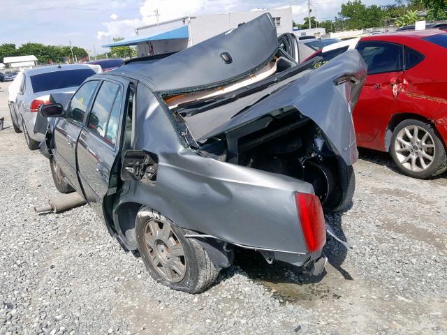 1G6KD54Y73U238938 - 2003 CADILLAC DEVILLE GRAY photo 3