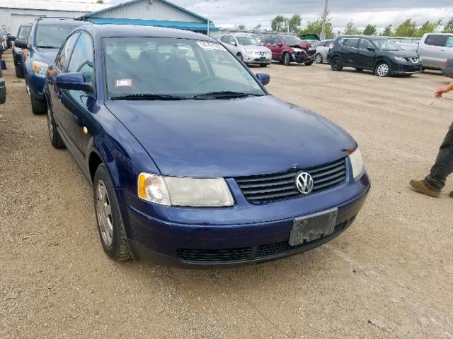 WVWMA23B2YP165252 - 2000 VOLKSWAGEN PASSAT GLS BLUE photo 1