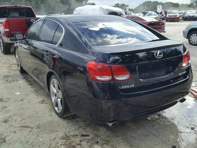 JTHBN96S365011642 - 2006 LEXUS GS GENERAT BLACK photo 3