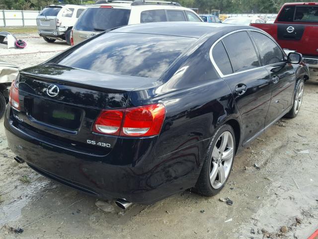 JTHBN96S365011642 - 2006 LEXUS GS GENERAT BLACK photo 4