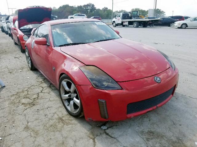 JN1AZ34D26M306761 - 2006 NISSAN 350Z COUPE RED photo 1