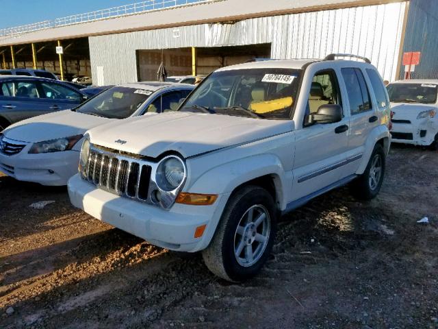 1J4GK58K66W221551 - 2006 JEEP LIBERTY LI WHITE photo 2